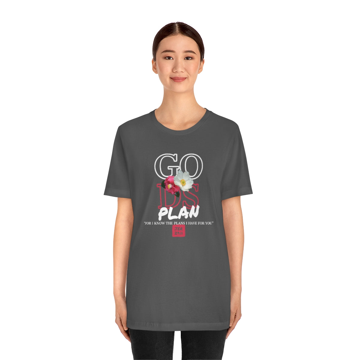 Gods Plan Tee - Grey/Pastel