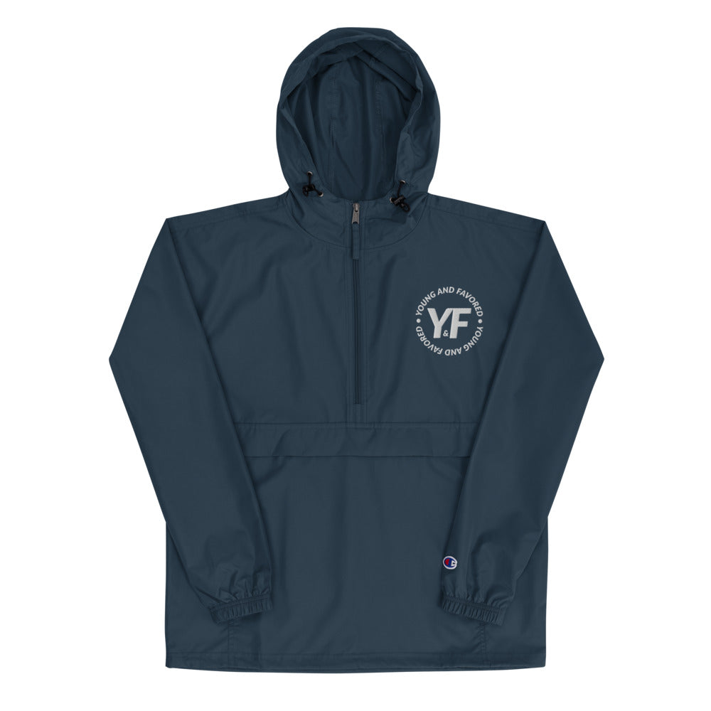 Y&F x Champion Packable Jacket - Navy